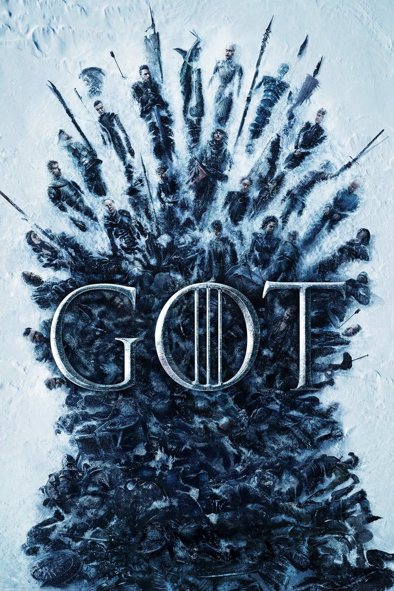 Dramatic fantasy series poster artwork on a dark background